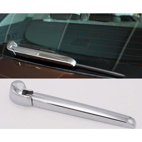 For Audi Q5 FY 2018 ABS Chrome CAR Accessories Light Rear Rain Wiper Nozzel Cover Trim 2PCS
