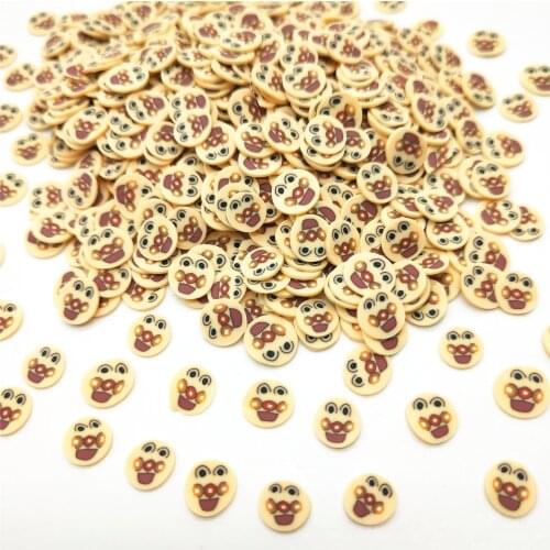 20g/lot Cake Man Polymer Clay for DIY Crafts 5mm Plastic Klei Mud Particles Clays