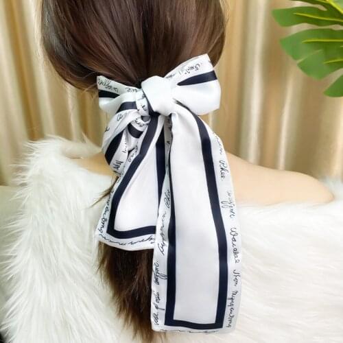 2021 Spring New Women Elegant Print Strip Soft Bandanas Sweet Hair Ornament Headband Turban Hairbands Fashion Hair Accessories