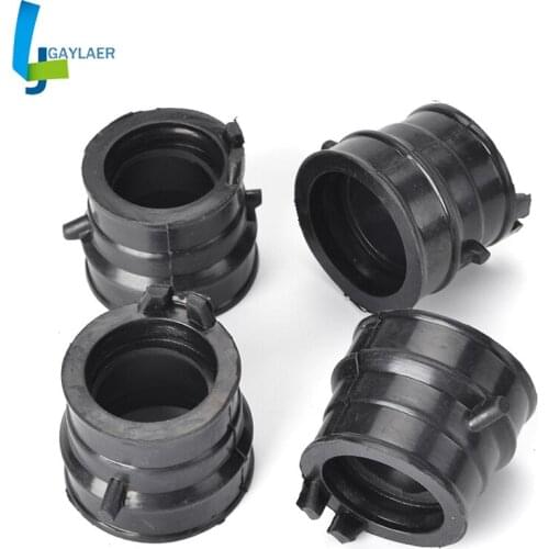 4PCS Carburetor Carb Interface Adapter Intake Manifold For Honda CBR250 MC19 CBR250 MC22 CB400 Superfour NC31 CB400SF