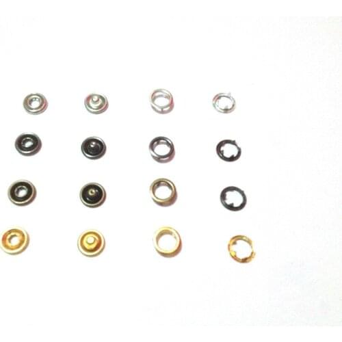 2018 Scrapbooking Accessories 500 Sets 9.5mm Hollow Copper Button Baby Climb Clothes Buckle Clothing Children With Five Claws