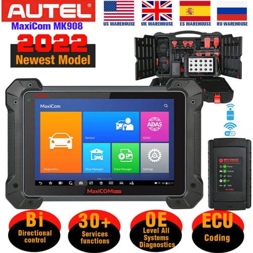 Autel MaxiCOM MK908 MS906TS MS906BT Auto Diagnostic Tool OBD2 Code Scanner ECU Coding