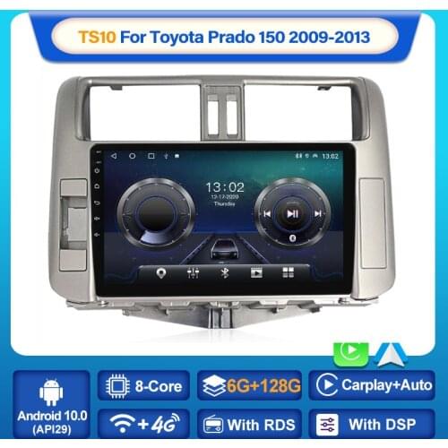 MEKEDE TS10 6+128G For Toyota Land Cruiser Prado 150 2009 - 2013 Car Radio Multimedia Video Player Navigation No 2din 2 din dvd