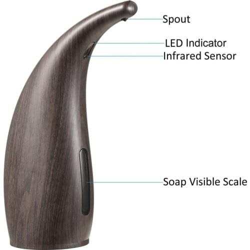 Automatic Soap Dispenser Touchless Soap Dispenser 300Ml Electric Dish Soap Dispenser With Ip67 Deep Waterproof Dish Liquid Auto