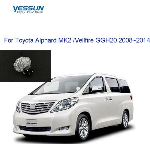 Car Rear View Camera For Toyota Alphard MK2 /Vellfire GGH20 2008~2014 CCD backup camera/license plate camera
