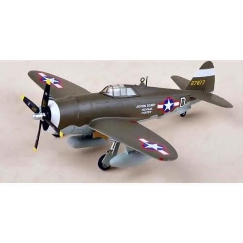 EASY MODEL 36424 1/72 P-47D Razorback Aircraft Fighter Plane Model Finished TH07250-SMT2