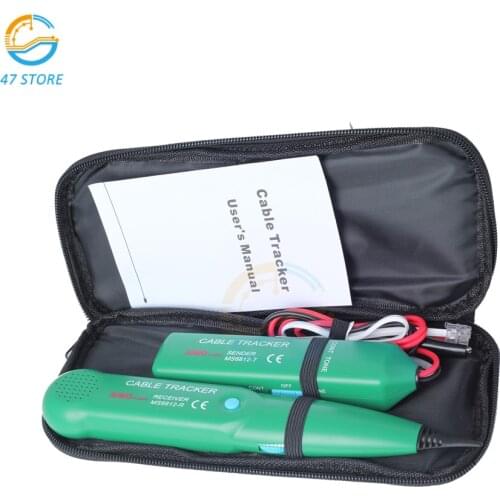 MS6812 Cable Tester Professional Network Line Measuring Instrument for LAN Network RJ11 Telephone Wire Tracker Diagnose Tone