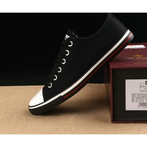 New Vogue Boys casual flats shoes Men lace up walking shoes canvas shoes Male solid Black White Red sneakers shoes RTG5