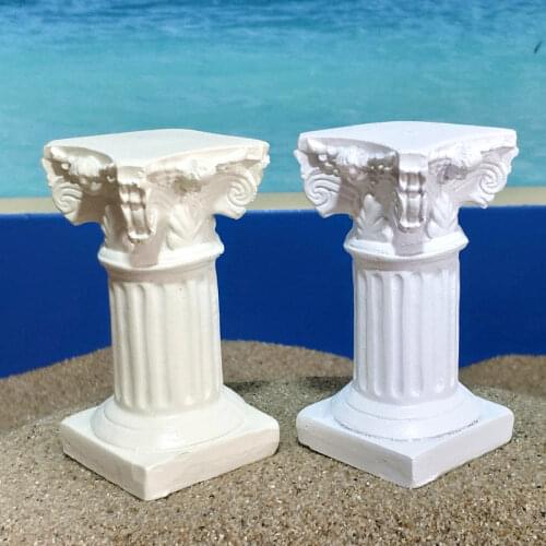 Classical Architecture Resin Roman Column Garden Decoration Shooting Set Scene Miniature Ornaments Handicraft Decoration Props