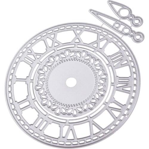 Clock Metal Cutting Dies Cut Die Watch Frames Mold Scrapbook Paper Craft Knife Mould Blade Punch Stencil Stamps And Dies