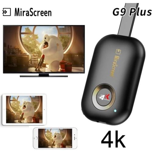 Mirascreen TV Stick G9 Plus 2.4G/5.0G 4K Wireless Wifi Display Dongle Miracast Airplay DLNA Receiver for Android IOS Tablet