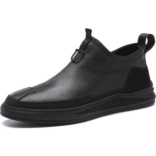 2019 Men Chelsea Boots Slip-on Waterproof Ankle Boots Men Brogue Fashion Boots Microfiber Leather Shoes R3-61