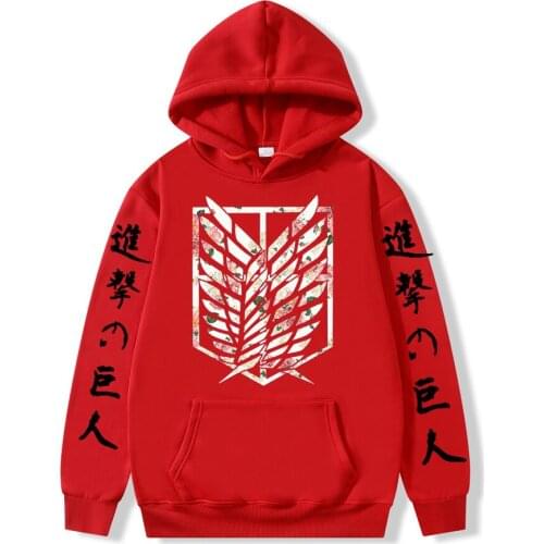 New Summer Anime Brand Attack on Titan Printing The Sharingan Hoodies Pullover Sweatshirt Harajuku Hip Hop Thin Clothing