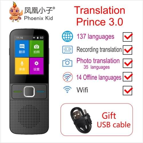137 Language voice translator tradutor portable language instant translat Smart Offline Real Time Traduttore instantaneo de voz