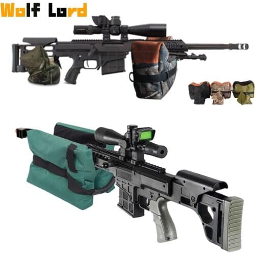 Sniper Shooting Bag Gun Front Rear Bag Target Stand Rifle Support Sandbag Bench Unfilled Outdoor Tack Driver Hunting Rifle Rest