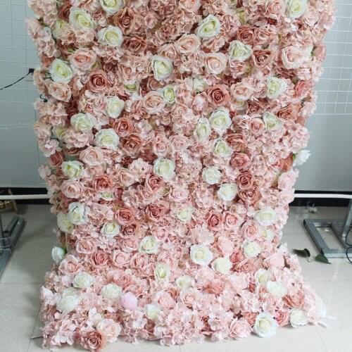 SPR Free Shipping 1.2*2.4m/pc roll up flower wall wedding backdrop artificial flower table centerpiece arrangement decorative