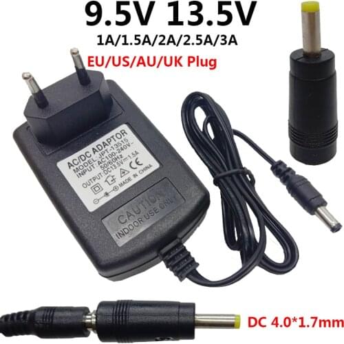 9.5V 13.5V DC 4.0*1.7mm 1A 1.5A 2A 2.5A 3A Universal AC DC Power Adapter ac/dc Power Supply For Casio Keyboard Pianos D-E95100L