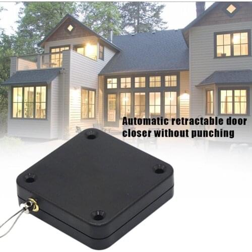 Punch-free Automatic Sensor Door Closer Universal Multifunctional Tools Automatic For All Automatically Door Closer Doors W0N5