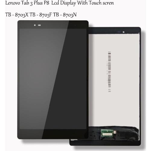 For Lenovo Tab 3 8 Plus Tab3 P8 TB-8703F TB-8703N TB-8703R 8703r 8703f 8703n LCD Display Touch Screen Digitizer Assembly