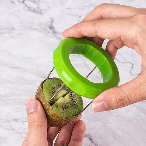 1PC Kiwi Cutter Peeler Pitaya Fruit Vegetable Tools Device Cut Digging Core Twister Slicer Kitchen Peeler Kitchen Gadgets