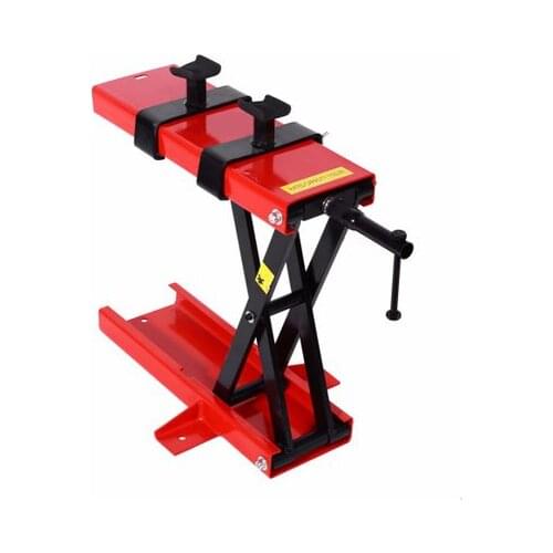 500KG Scissor Hoist Jack Lifting Cranes Motorcycle Repair Stand Center Scissor Lift Hoist Workshop Bench Lifting Tool(450*150mm)