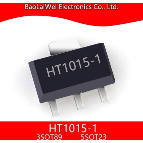 100pcs HT1015-1 3SOT89 5SOT23 chip Electronic Components Integrated Circuits Active Components Low Power LDO voltage regulator