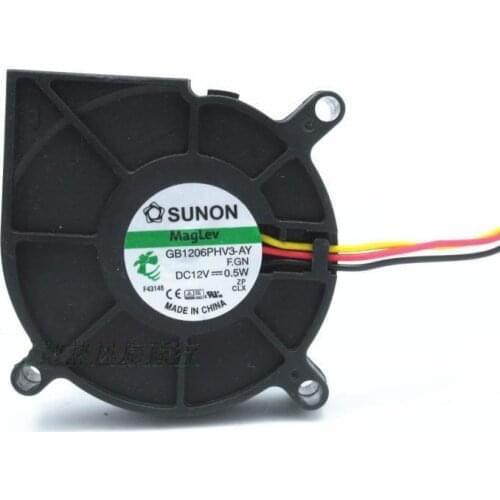 Sunon GB1206PHV3-AY Maglev Humidifier centrifugal fan industrial blower projector blower centrifugal fan DC12v 0.5W with 3pin