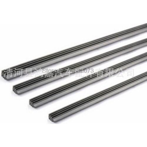 By dhl or ems 500pcsUniversal Car Vehicle Rubber Frameless Windshield Wiper Blade Refill Car Windscreen Wiper Blade Refill
