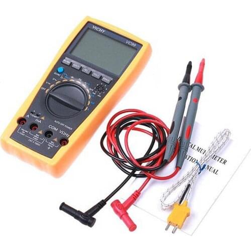 VC99 Digital Multimeter Digital Multimetro Auto Range 1000V DC AC Resistance Tester Digital Voltmeter Ammeter Capacitance Diode