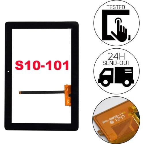 For ASUS Mediapad 10 FHD S10-101 S10-101U S10-101W Touch Screen Glass Panel Digitizer Replacement Tablet PC