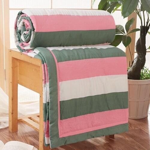 Home Air-conditioning Quilt Blanket Duvet For Winter/Summer Cotton Breathable Bed Cover Quilts Comforter King Queen Twin Size