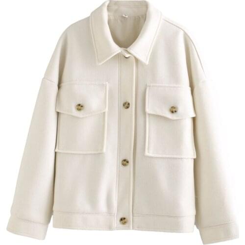 Женские бежевые пальто GELITAYIN China At AliExpress