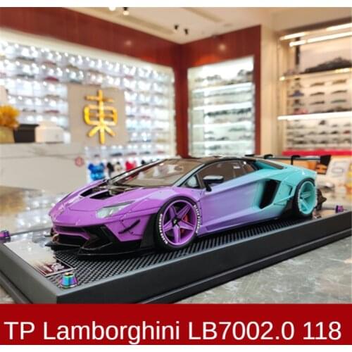 Limited Edition 1/18 Resin Car Model Simulation Three-color Car Decoration Collection Gift Toy