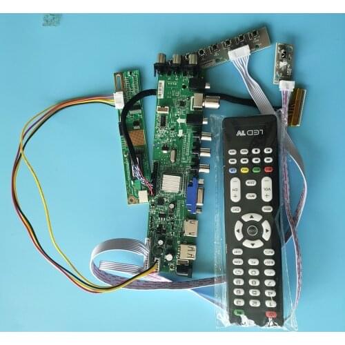 Kit For LQ154K1LB1C/LQ154K1LB1CY Digital HDMI Panel 1 CCFL LCD remote DVB-T Controller board TV VGA USB AV 30pin 1280X800 15.4"