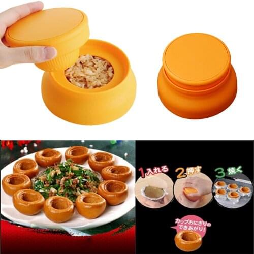 Japanese Style Creative Rice Cup Mould Baked DIY Rice Ball Mold for Steamed Corn Bread Rice Ball Mold Kitchen Tools MA893167