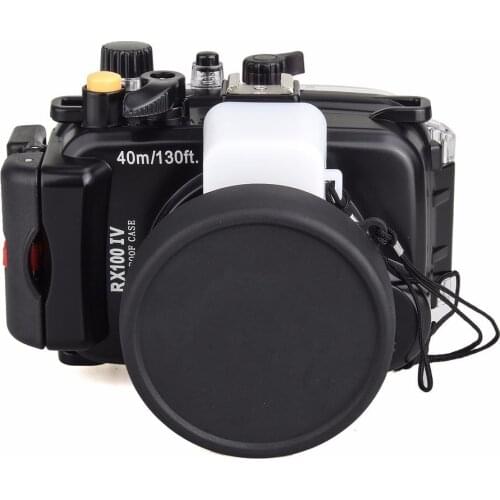 Meikon 40m /130ft Waterproof Camera Housing Hard Case for Sony RX100 IV/RX100 M4 Waterproof Bags Case for Sony RX100 IV/RX100 M4