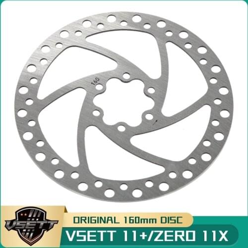 Original 160mm Disc Brake Rotor for VSETT 11+ ZERO 11X Universal for DUALTRON KAABO Electric Scooter Brake Disc