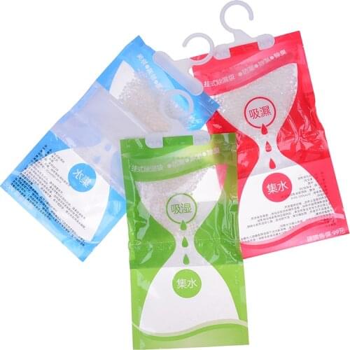 Hanging Wardrobe Moisture Bag Closet Cabinet Wardrobe Dehumidifier Drying Agent Hygroscopic Anti-Mold Desiccant Bags Home Decor
