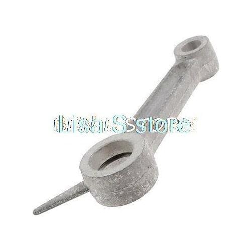 Silver Tone Aluminum Alloy Air Compressor Connecting Rod 12mm x 23mm x 73mm