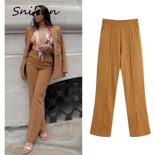 Женские прямые брюки Snican China At AliExpress