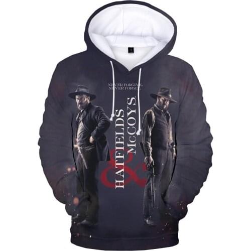 2021 Hoodie Hatfields & McCoys 3D Hoodie Sweatshirts Harajuku Streetwear Oversized Hoodies Men Women Fashion Casual Kids Clothes