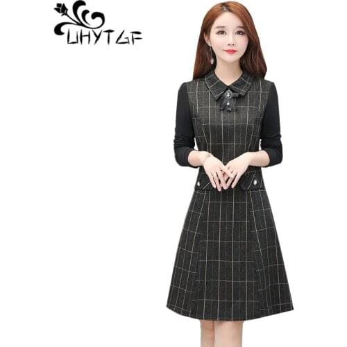 UHYTGF Fashionable Dresses In A Cage