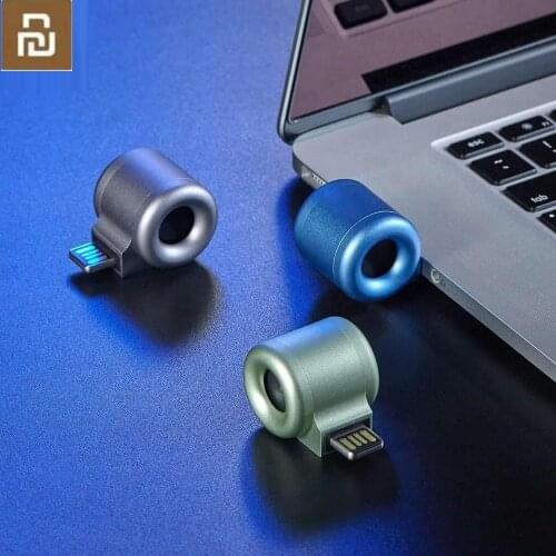 Youpin GUILDFORD USB Mini Portable Aroma Diffuser Fresh Air Desktop Duct Aluminum Alloy Aroma Diffuser with 2 Aromatherapy Core