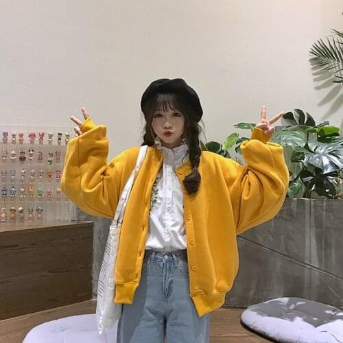 Autumn Winter Flight Loose bomber jacket women jacket and womens coat clothes bomber ladies BF Wind jacket cardigan jacket