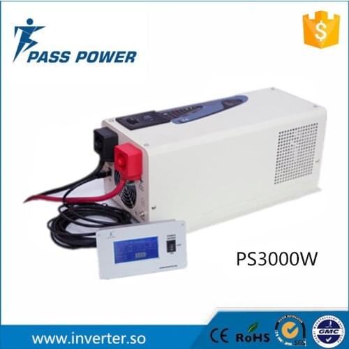 LCD display 12v --230v solar pure sine wave inverter 3000w for ice cream machine,air conditioner inverter pure sine wave