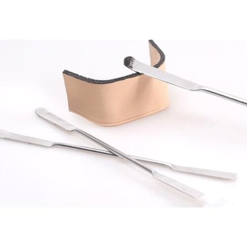 1Pcs DIY Handmade Leather Oiling Tool Stainless Steel Side Oil Stick Oil Pen