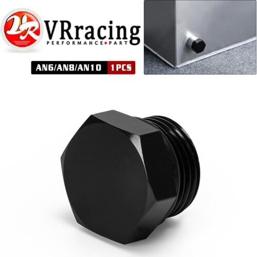 1 Piece AN6 AN8 AN10 Male Block Off Cap Fitting Hex Head Plug With O-Ring Adapter Aluminum Alloy BL02