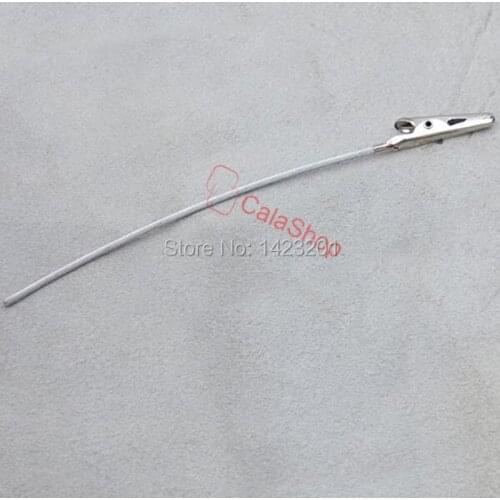 100 pcs / Lot 150mm 5 7/8" Alligator Clamp wires card photo clip holders ID Memo F175F3