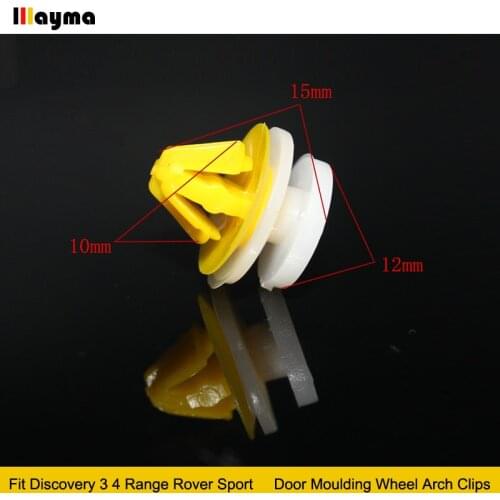 20pcs Auto car Plastics clip for Land Rover Discovery 3 4 Range Rover Sport Door Moulding Wheel Arch Clips