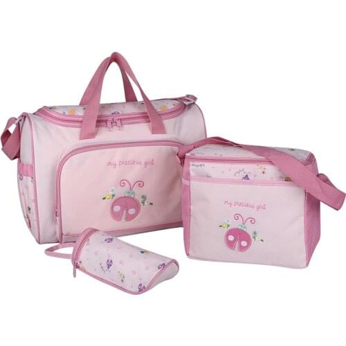 4PCS/Set High Quality Tote Baby Shoulder Diaper Bags Durable Nappy Bag Mummy Mother Baby Bag/ baby bags for mom